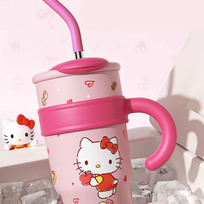 Insulated Straw Thermos –  Kitty & Melody Kids' Bottle