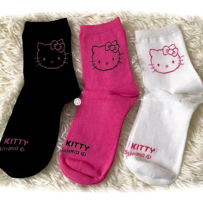 Y2K HK Socks for Girls Medium Socks