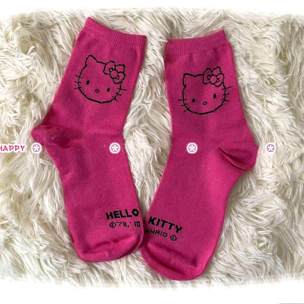 Y2K HK Socks for Girls Medium Socks