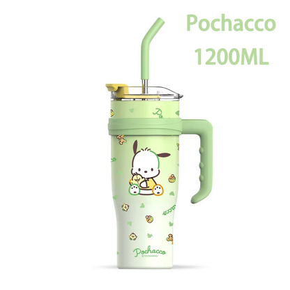 Sanrio Family Thermos Big MAC Straw Cup – Hello Kitty, Kuromi & Friends