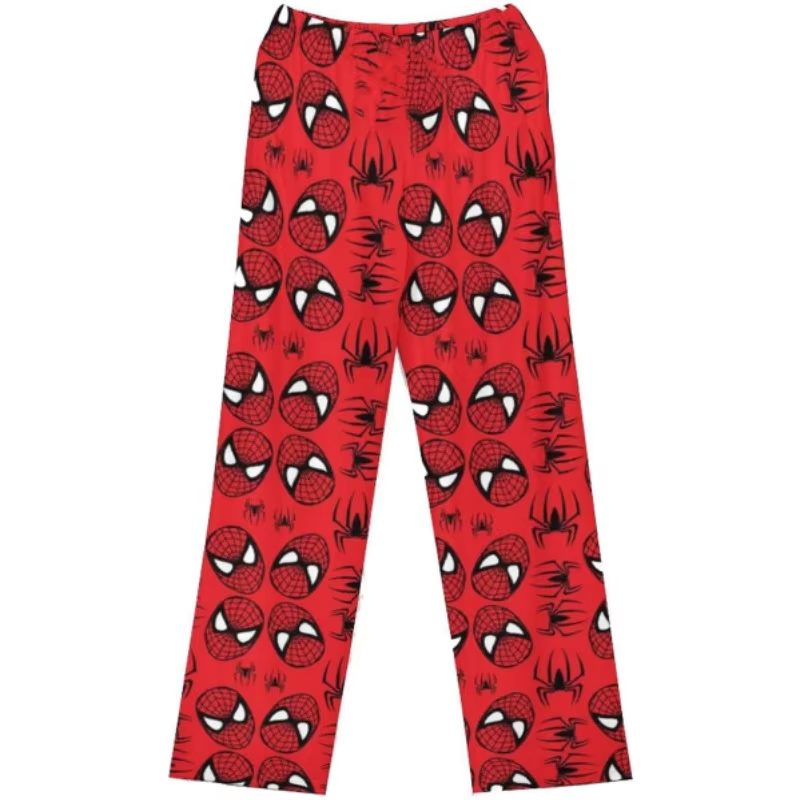 Cartoon Lounge Pants – Kitty, Spider-Man, Bat-man Pajama Trousers for Women & Girls