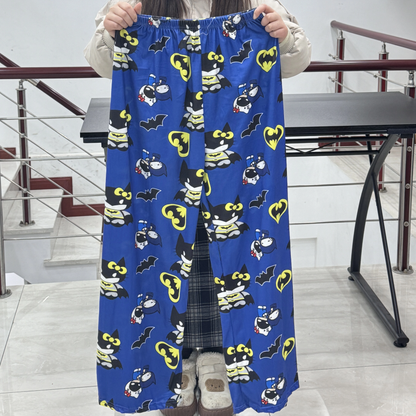 Sanrio Y2K Hello Kitty & Batman Pajama Pants – Cute & Comfy Cartoon Style