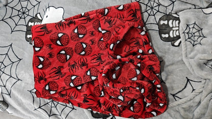 Lockere Pyjamahose aus Baumwollsamt von H.Kitty x Spider-Man 