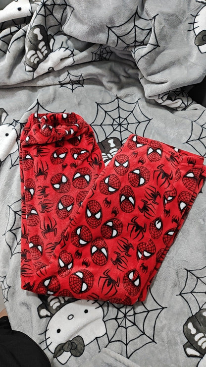 Lockere Pyjamahose aus Baumwollsamt von H.Kitty x Spider-Man 