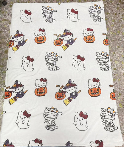 Halloween H. Kitty Blanket