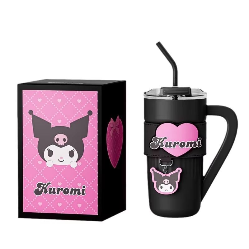 Vacuum Cup – Cute  Kitty, Kuromi & Lots-O'-Huggin' Bear Designs, Best-Selling Kawaii Kettle Cup