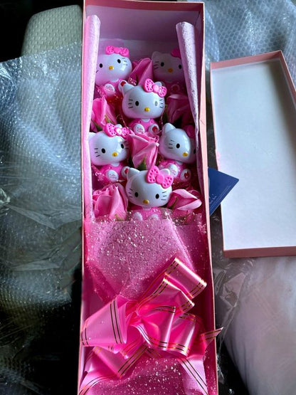 Kitty Bouquet with gift box packaging