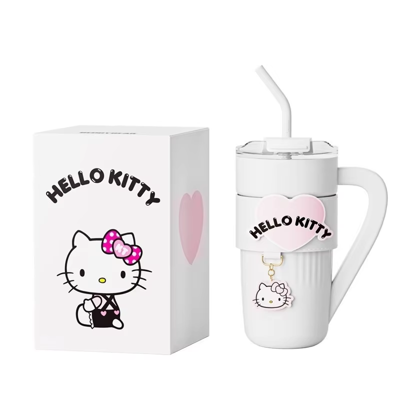 Vacuum Cup – Cute  Kitty, Kuromi & Lots-O'-Huggin' Bear Designs, Best-Selling Kawaii Kettle Cup