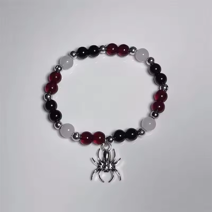 Spider Matching Couple Beaded Bracelet