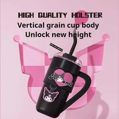 Vacuum Cup – Cute  Kitty, Kuromi & Lots-O'-Huggin' Bear Designs, Best-Selling Kawaii Kettle Cup