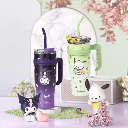 Sanrio Family Thermos Big MAC Straw Cup – Hello Kitty, Kuromi & Friends